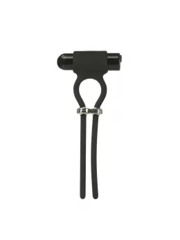 PowerBullet Bolo Adjustable Silicone Intimate Ring Black USB 9 Modes