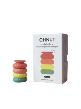 Ohnut Classic Soft Buffer Rings Set of 4 - Pride Rainbow Adjustable Comfort