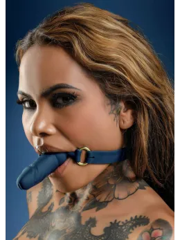 TABOOM Silicone Ball Gag with Anatomical Extension, Adjustable Strap
