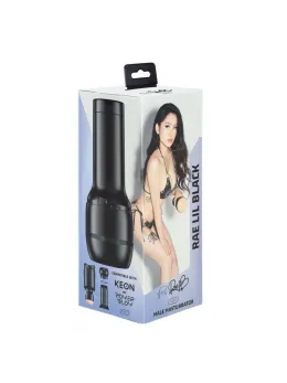 Kiiroo Feel Rae Lil Black Interactive Sleeve - Anatomical TPE Design