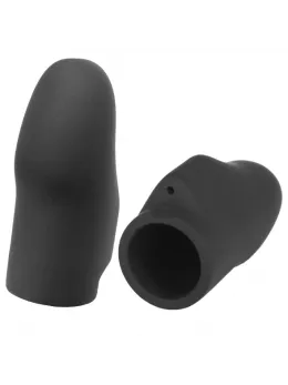 ElectraStim Silicone Noir Explorer Dual Electro Finger Sleeves Black