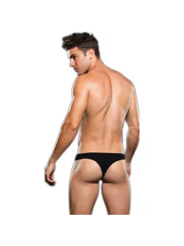 Envy Microfiber Thong Black L/XL - Soft Breathable Intimate Wear