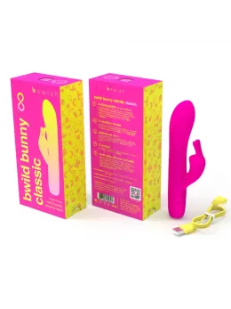 B Swish Bwild Classic Bunny Sunset Pink Dual Motor Silicone Model