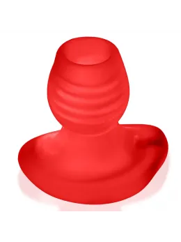 Oxballs Glowhole-2 Hollow Plug Large Red Morph with LED Insert 15.2cm
