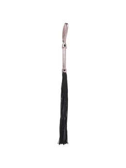 Sportsheets Sex & Mischief Brat Flogger Faux Leather Whip Black