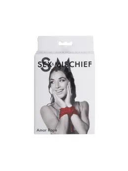 Sportsheets Sex & Mischief Amor Rope 2x4.5m Soft Cotton Black Set