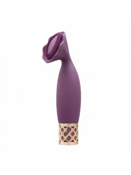 Pillow Talk Secrets Passion Mini Wand Massager Wine Silicone USB