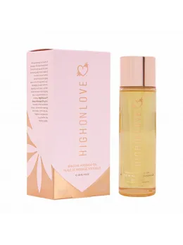 HighOnLove Massage Oil Tropical Sunset 120ml - Nourishing Hemp Formula