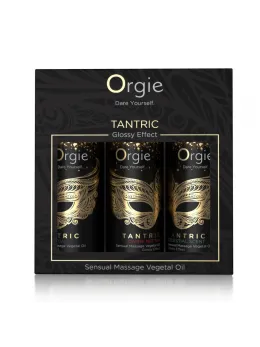 Orgie Tantric Mini Massage Oil Set - 3 Fragrances, 3x30ml Travel Size
