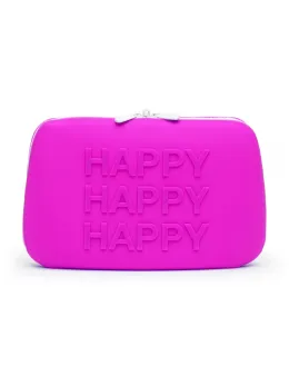 Happy Rabbit Storage Zip Bag Large Silicone Purple 25.4x17.8cm