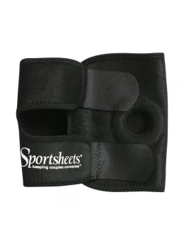 Sportsheets Thigh Strap System Neoprene Adjustable Harness Black