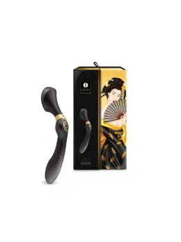 Shunga ZOA Black Intimate Multi-Zone Vibrating Massager 27cm