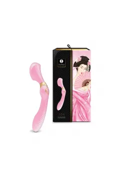 Shunga Zoa Light Pink Intimate Massage Device Ergonomic 270mm