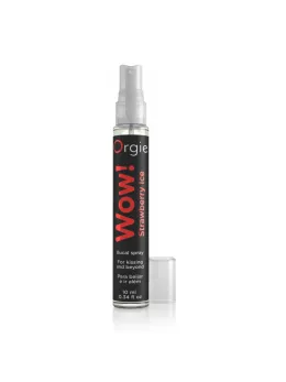 Orgie Wow! Strawberry Ice Mouth Spray 10ml - Menthol & Strawberry Flavor