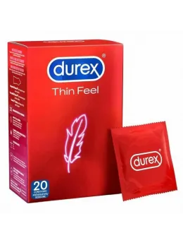 Durex Thin Feel 20-Pack - Ultra-Thin Anatomical Latex Protection