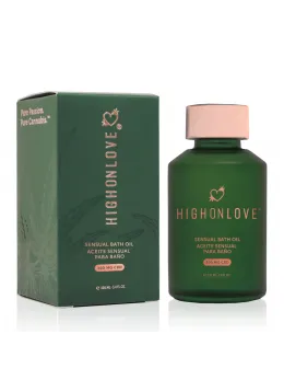 HighOnLove CBD Bath & Body Oil 100ml - Nourishing Botanical Formula