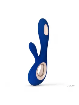 LELO Soraya Wave Midnight Blue Dual-Action Intimate Device Silicone