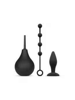 Nexus Anal Beginner Kit - Silicone Starter Set with Douche, Plug & Beads