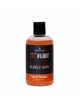 Sensuva Big Flirt Bubble Bath Paradise Scent 237ml - Pheromone Formula