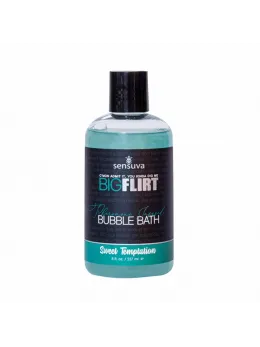 Sensuva Big Flirt Bubble Bath Sweet Temptation 237ml, Scented Formula