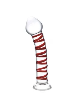 Glas Mr. Swirly Glass Model 20.3 cm - Spiral Textured, Curved Design