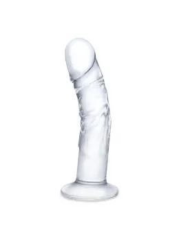 Glas Curved Glass Model with Vein Details 18cm - Transparent, Anatomical Shape