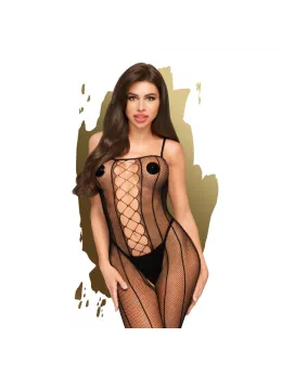 Penthouse Drop-Dead Tasty Bodystocking Black S/L - Criss Cross Design