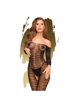Penthouse Dreamy Diva Sheer Bodystocking Black S/L - Open Style