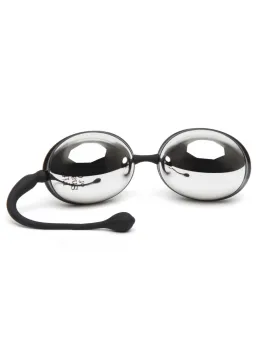 Fifty Shades of Grey Inner Goddess Silver Kegel Ball Set 67g Black/Silver