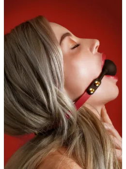 TABOOM Silicone Ball Gag Adjustable Black - Premium Silicone, Unisex