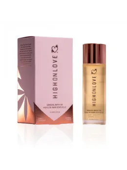 HighOnLove Bath Oil Lavender Honeybee 100 ml - Natural Relaxing Formula