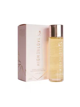 HighOnLove Massage Oil Lychee Martini 120ml - Nourishing Hemp Blend