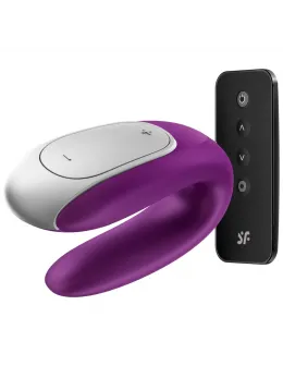 Satisfyer Double Fun Violet - Interactive Intimate Device for Couples