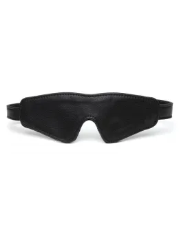 Fifty Shades of Grey Bound to You Faux Leather Blindfold Black-Gold