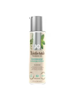 JO Naturals Aromatherapy Massage Oil Peppermint & Eucalyptus 120ml