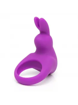 Lovehoney Happy Rabbit Rechargeable Vibrating Ring Purple Silicone