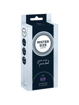 Mister Size 69 mm Condoms 10-Pack - Tailored Comfort, Extra Large Fit