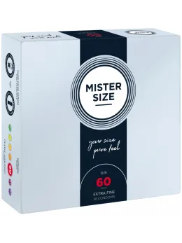 Mister Size 60 mm Condoms 36-Pack - Tailored Comfort & Secure Fit