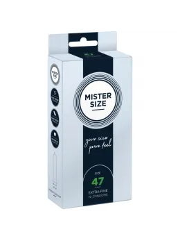 Mister Size 47 mm Anatomically Tailored Condoms 10-Pack