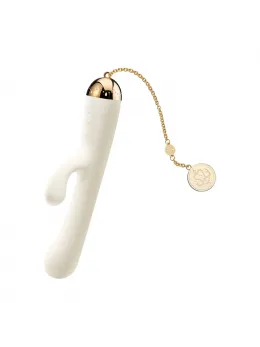 ZALO Ichigo Vanilla White - Dual Motor Intimate Device, App Control, 18K Gold