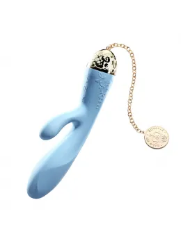 ZALO Rosalie Royal Blue - Dual Motor Silicone Intimate Device, App Control
