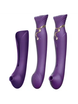 ZALO Queen Set Twilight Purple - PulseWave System & App Control