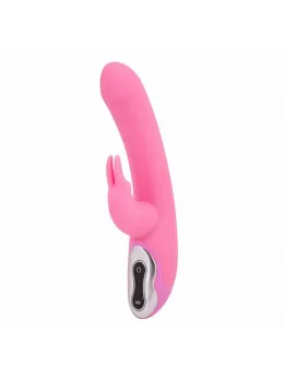 Vibe Therapy Tri Rabbit Pink Intimate Massager, Silicone, 21 cm