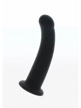 TABOOM Strap-On Dong Medium Silicone Attachment Black 17 cm