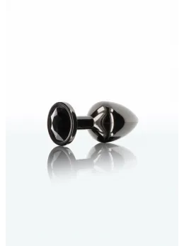 TABOOM Butt Plug With Diamond Jewel S Black Aluminium Small