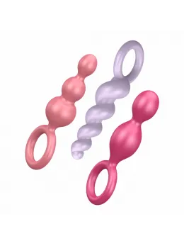 Satisfyer Booty Call Plugs Set Multicolor - Flexible Silicone Trio