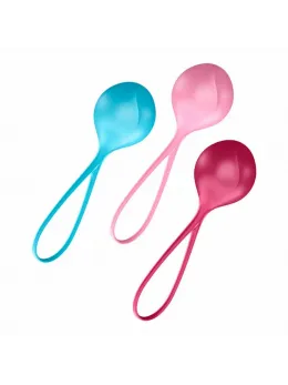 Satisfyer Strengthening Balls Silicone Pelvic Muscle Training Set 3pcs