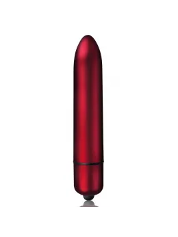 Rocks-Off Rouge Allure Compact Vibrating Bullet, 10 Functions, Red