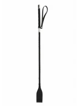 TABOOM Riding Crop Vegan Leather Black 66cm - Durable Handle