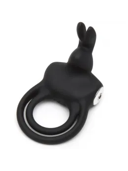 Happy Rabbit Double Silicone Intimate Ring Black, 12 Vibration Modes